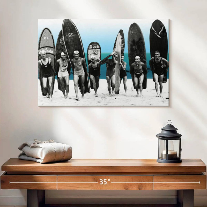 Senne Surf's Up, 1922, H 16 po x l 24 po
