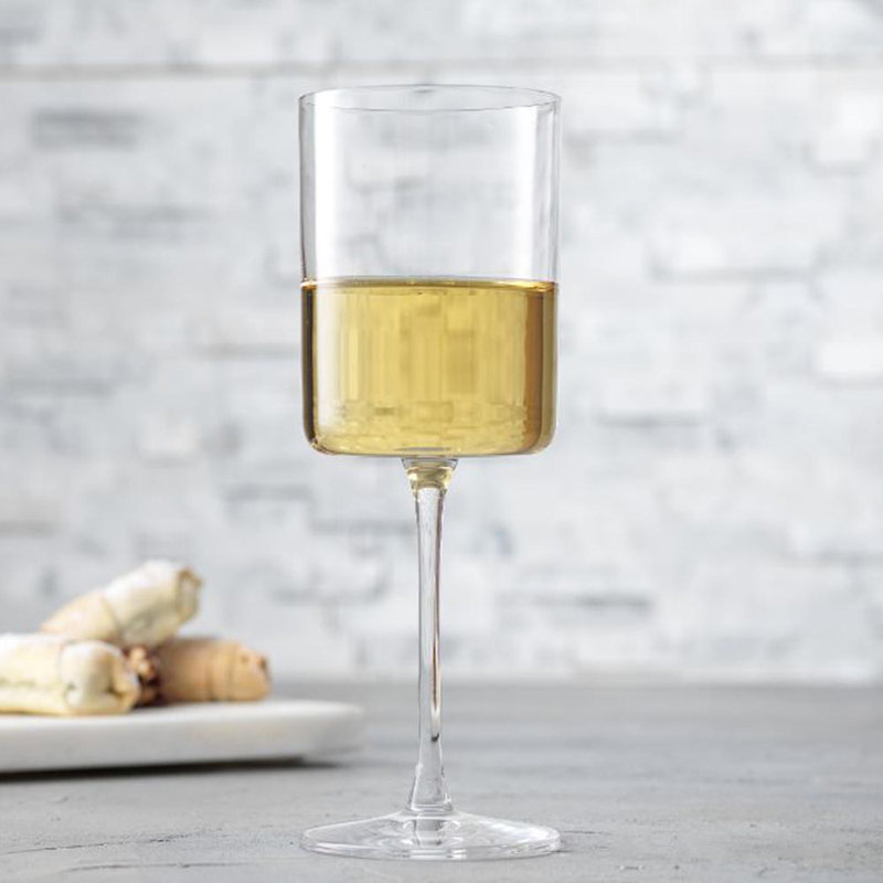 Claire Crystal Stemmed Wine Glasses, 11.4 oz.
