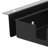 Under Desk Mounted Sliding Pull-Out Drawer Storage Organizer