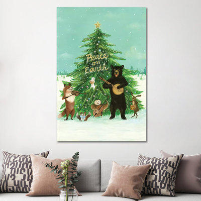 Peace On Earth by Jahna Vashti - Wrapped Canvas Print