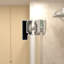 Porte de douche coulissante simple sans cadre avec verre trempé et poignée en acier inoxydable l 60 po x H 72 po Seigfried-123252957