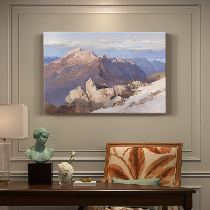 Mountain Landscape-Edward Theodore Compton-Gallery Wrapped Canvas-1900, 24 x 36