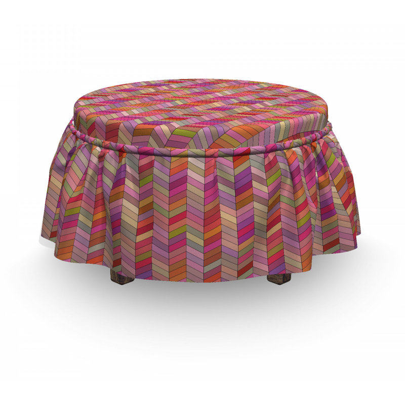 Housse pour rectangulaire en angle repose-pieds