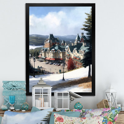 Saison d'hiver Mont-Mont II - reproduction sur toile