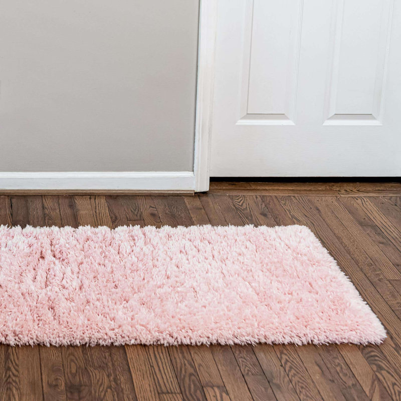 Tapis rose clair Hermina, Tapis de couloir 2 pi 7 po x 13 pi 1 po