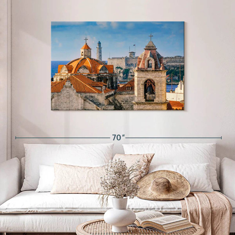 Adella Havana Cathedral Tower, 30" H x 45" W