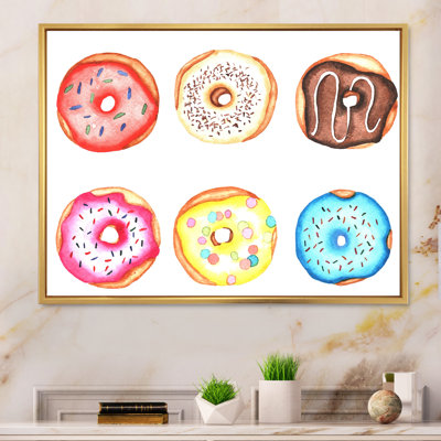 «Funny Donuts», reproduction sur toile