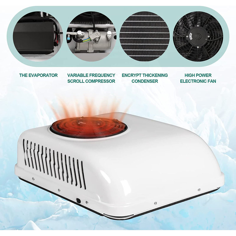 Bruce&Shark 3400 BTU Ductless Mini Split Air Conditioner with Heater and Remote Included