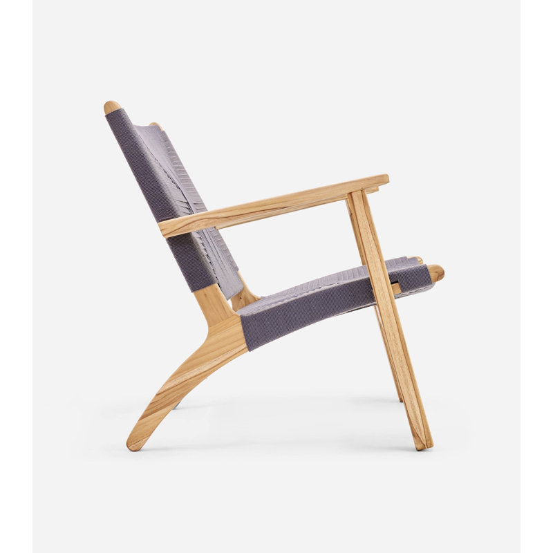Masaya Armchair, Coffee, Gray Ivory