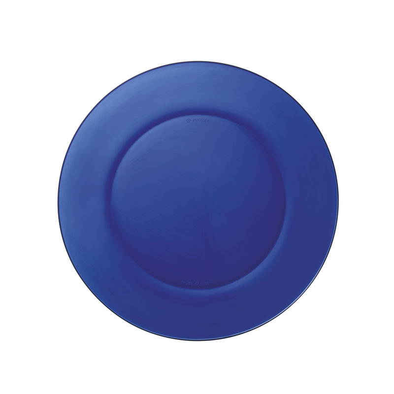 Duralex 23.5cm Glass Sapphire Dinner Plate