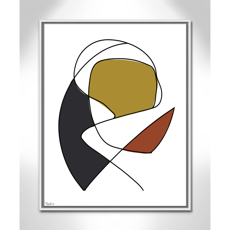 Abstract Tribeca 3, 29.5" H x 23.5" W x 2" D, White