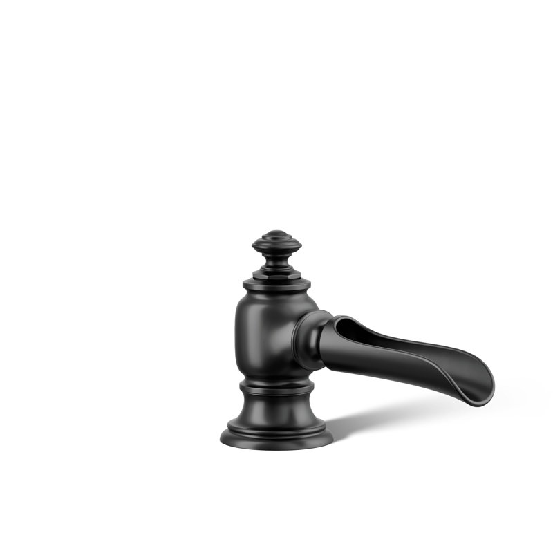 Artifacts® Flume Widespread Bathroom Faucet, Matte Black