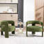 Simple moderne en velours pour l'espace de vie principal, avec des coussins dodus et une chaise d'appoint avec cadre en métal