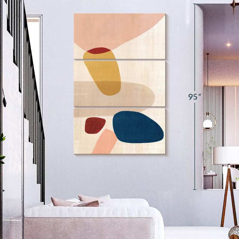 Avery Pink Pebbles, 74" H x 48" W