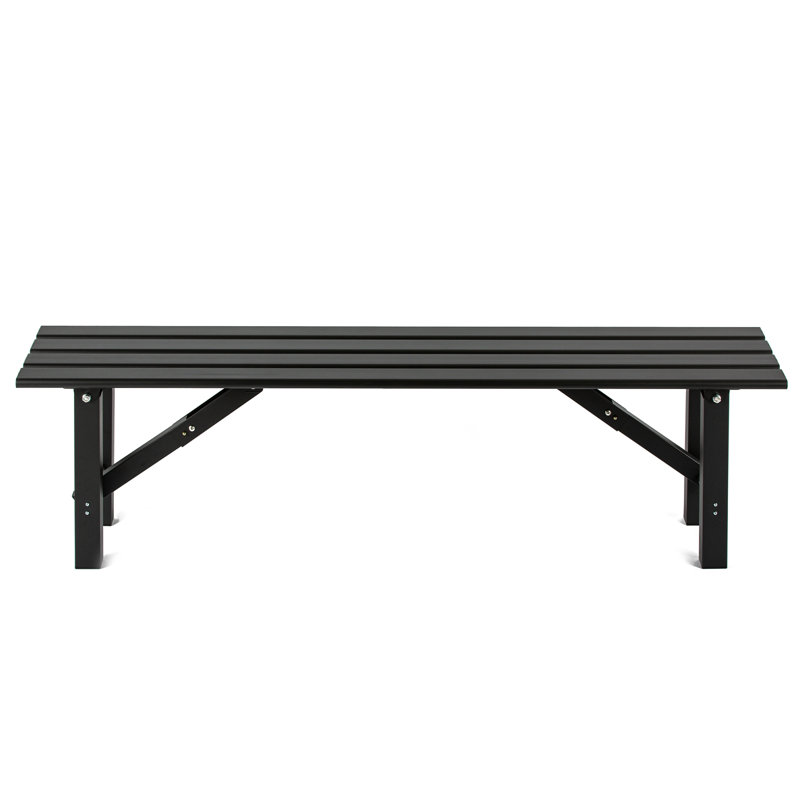 Banc d'extérieur en métal Entela, H 15,7 po x l 59,2 po x P 14,2 po