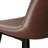 Cannell Upholstered Counter Stool with Metal Frame-814644126