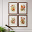 Antique Floral Bouquet I - Ensemble de 4 reproductions de cadres photo-1690275776-1690275777
