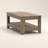 Weddel Transitional 39.4" W Rectangular Coffee Table With Open Shelf