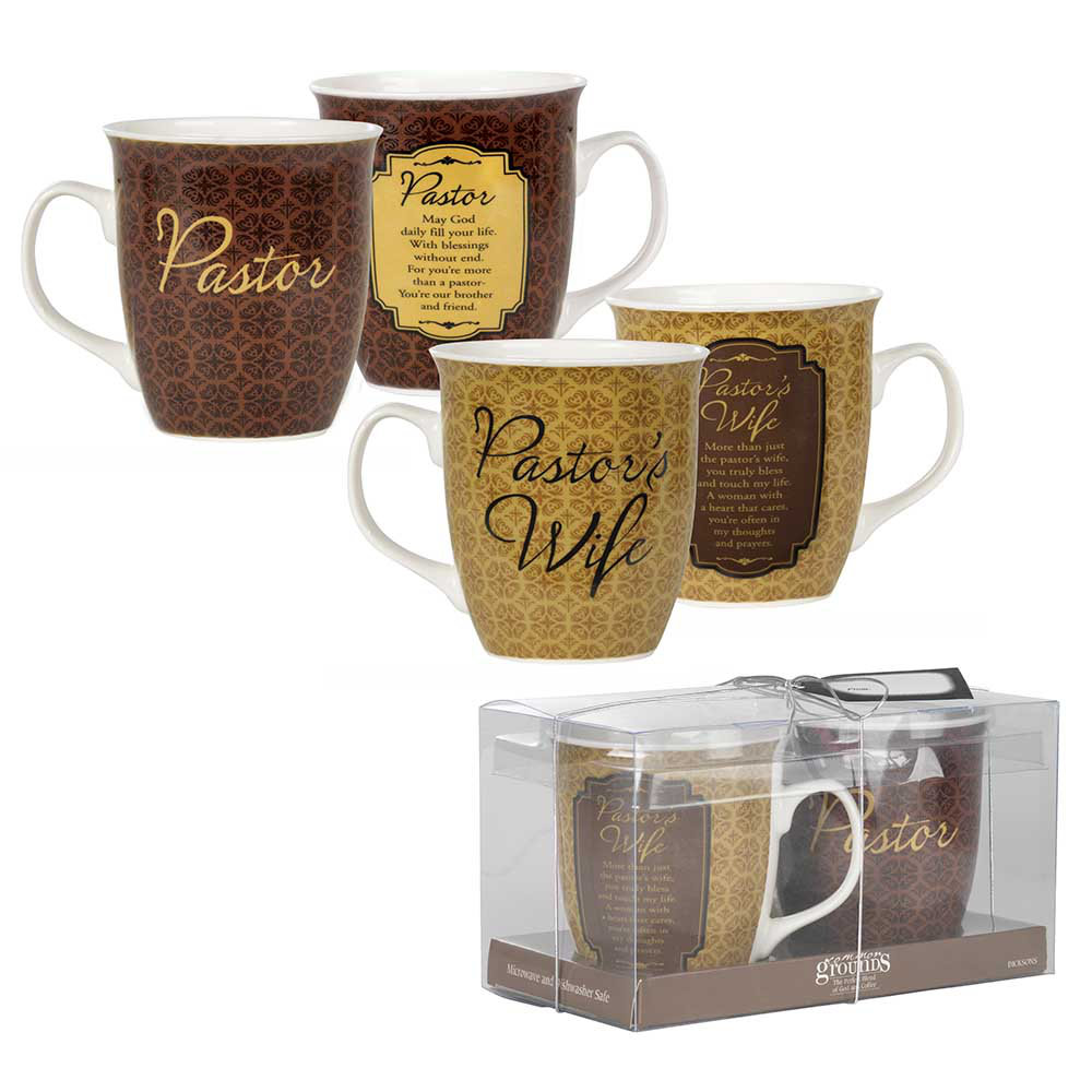 Pastor And Pastor''s Wife Ceramic Mug Set Dicksons Inc