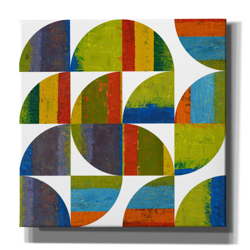 Quarter Quarters 2.0 par - impression sur toile tendue, H 12 po x l 12 po x P 0,75 po