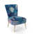 Abstract Blue Polyester Blend 14