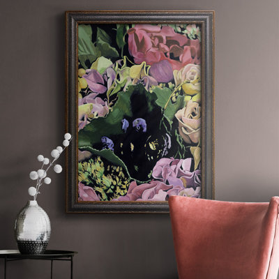 " Floral On Black IV "
