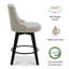 Tabouret de comptoir pivotant Arathorn-959150869