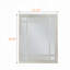 Hyder Mirror in Silver & Mirrored Finish
