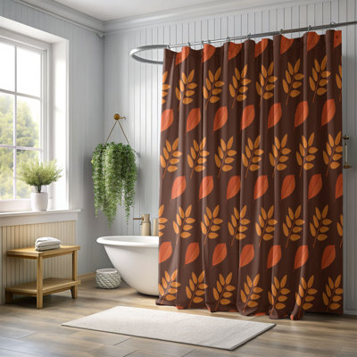 Rideau de douche standard 1 pièce Soft Autumn