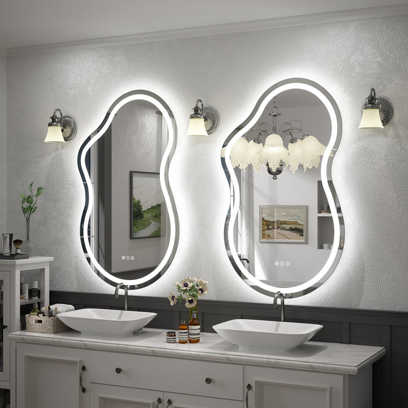 Miroir mural Aevar, 40 po x 24 po