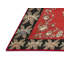 Tapis décoratif rouge à motif oriental Shabaz-2009149724