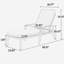 Chaise longue en fonte d'aluminium-1401438135
