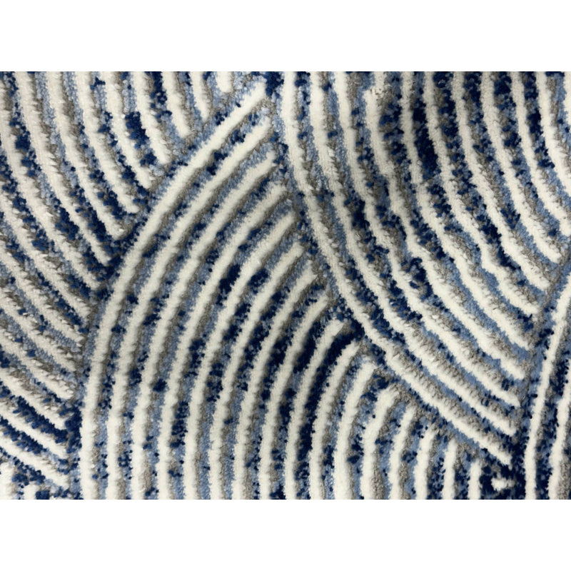 Tapis moderne abstrait abstrait Tabernash, Rectangle 5 pi 3 po x 7 pi 7 po