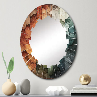 Rience - Miroir mural moderne ovale