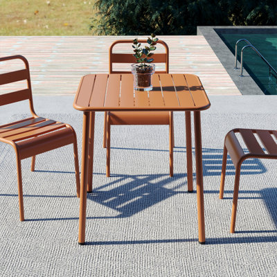 Table carrée, table basse d'extérieur