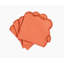 Scallop Edge 4 Piece Napkin Set-1208754075