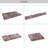 Area Rug Washable Rug, Low-Pile, Non-Slip, Non-Shedding, Foldable, Kid & Pet Friendly - Area Rugs For Living Room, Bedroom, Kitchen, Dining Room Rug - Perfect Gifts, (Burgundy)-1182381317