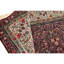 Hand Knotted Wool Oriental Area Rug in Plum And Ivory
