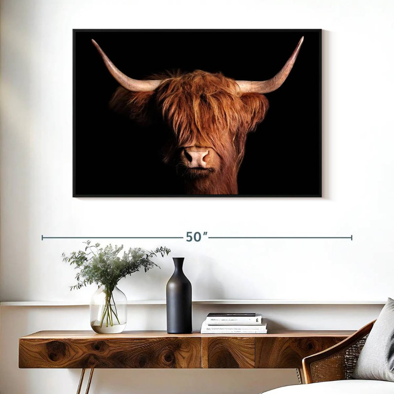 Brampt Highland Scottish Cow, H 27 po x l 40 po
