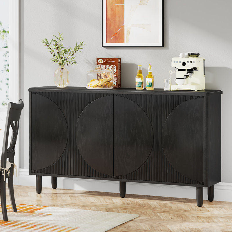 Mangue 59.4'' Sideboard, Black