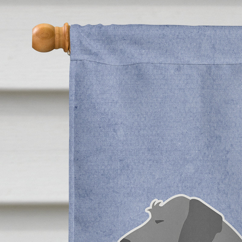 Polyester 2 côtés 40 x 28 po welcome drapeau maison, Braque allemand à poil dur