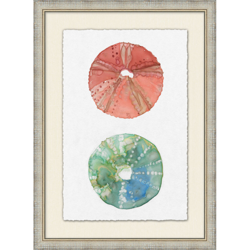 Oursin tropical 1 - peinture sur papier