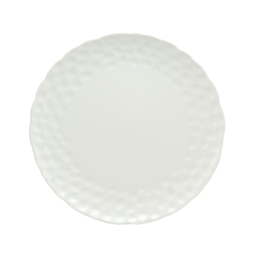 Red Vanilla Marble 8.25" Salad Plate (Set of 6) Red Vanilla