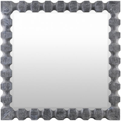 Antilles Square Solid Wood Mirror