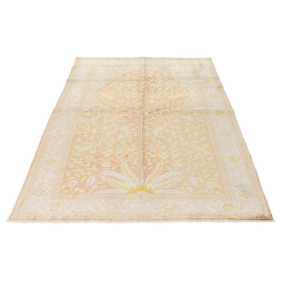 5x7 Rust and Multicolor Turkish Traditional Rug