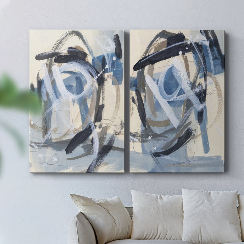 Toile tendue avec châssis lune I-Premium Gallery - prêt à être accroché