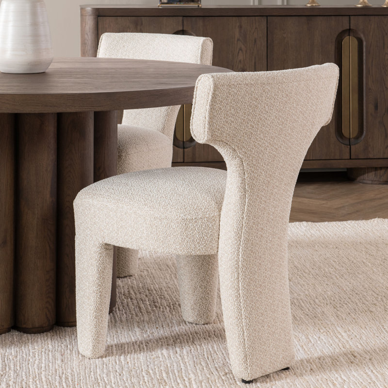 Khai Upholstered Dining Chair, Birch Cream