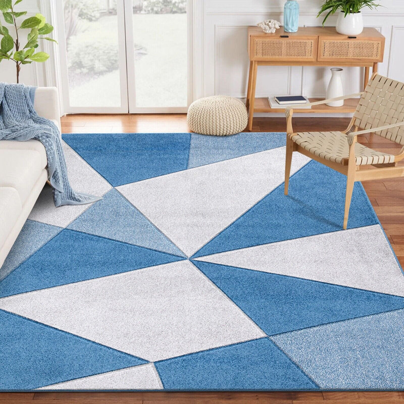 Jaxsone Geometric Indoor / Outdoor Area Rug, Rectangle 200cm x 290cm