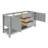 Abdullah 72'' Double Bathroom Vanity Base Only-76034304