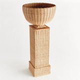 Charleston Rattan Pedestal Tall
